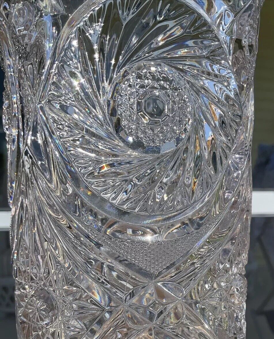 1800's EAPG Antique Vase ~10" Tall