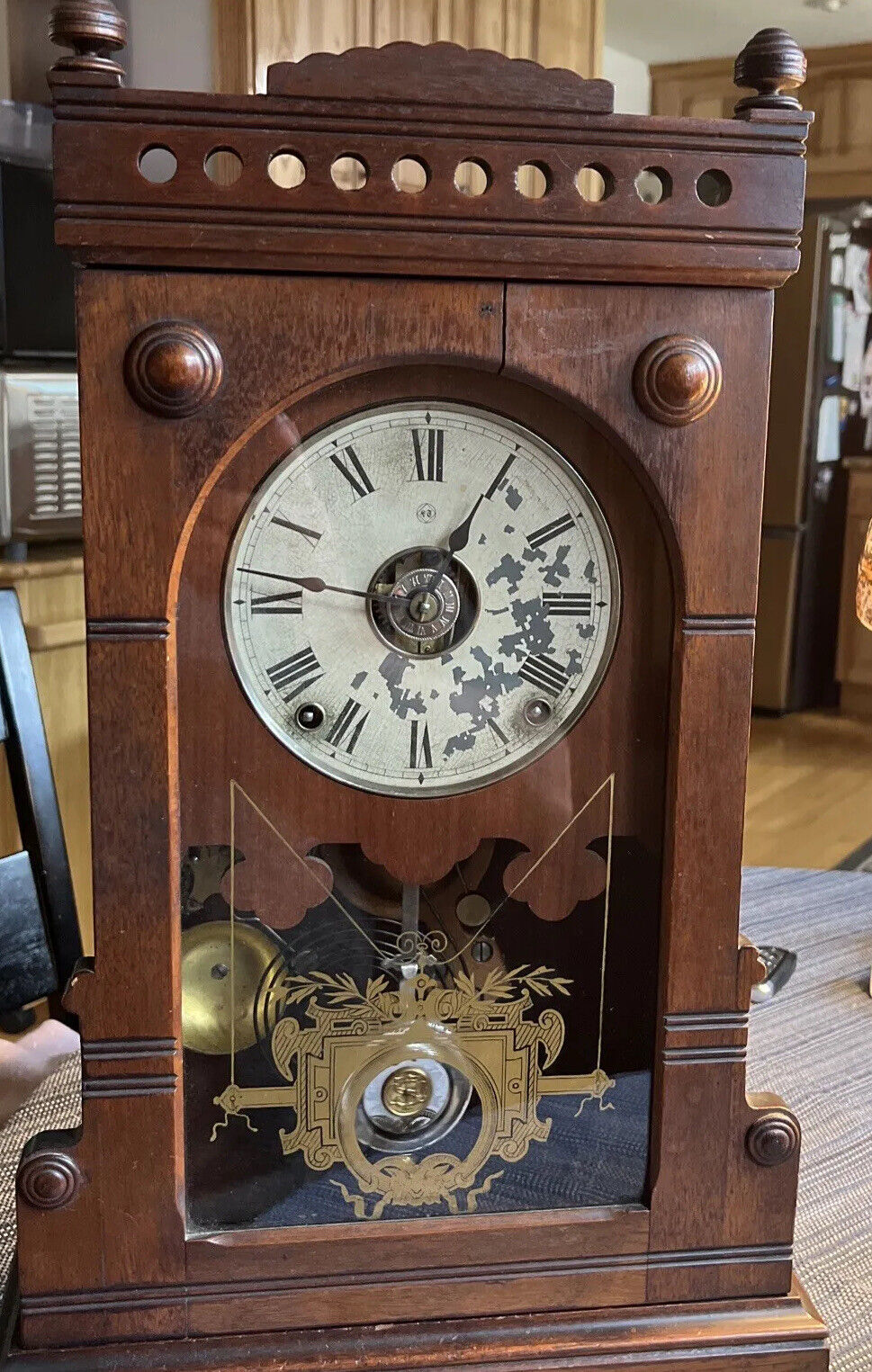 Vintage Seth Thomas "Boston" Mantel Shelf Clock