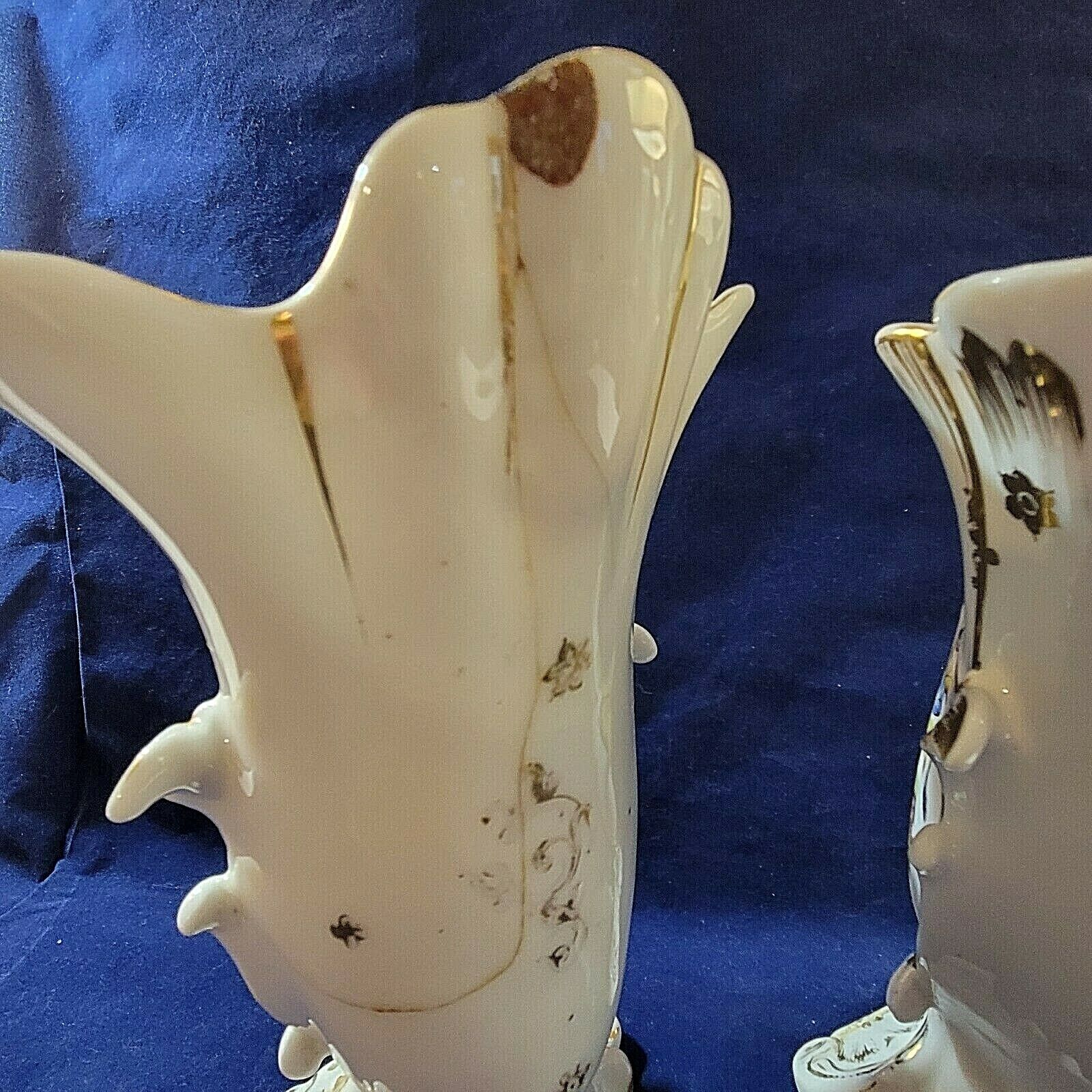Pair of Antique Plymouth Porcelain Vases from 1700's