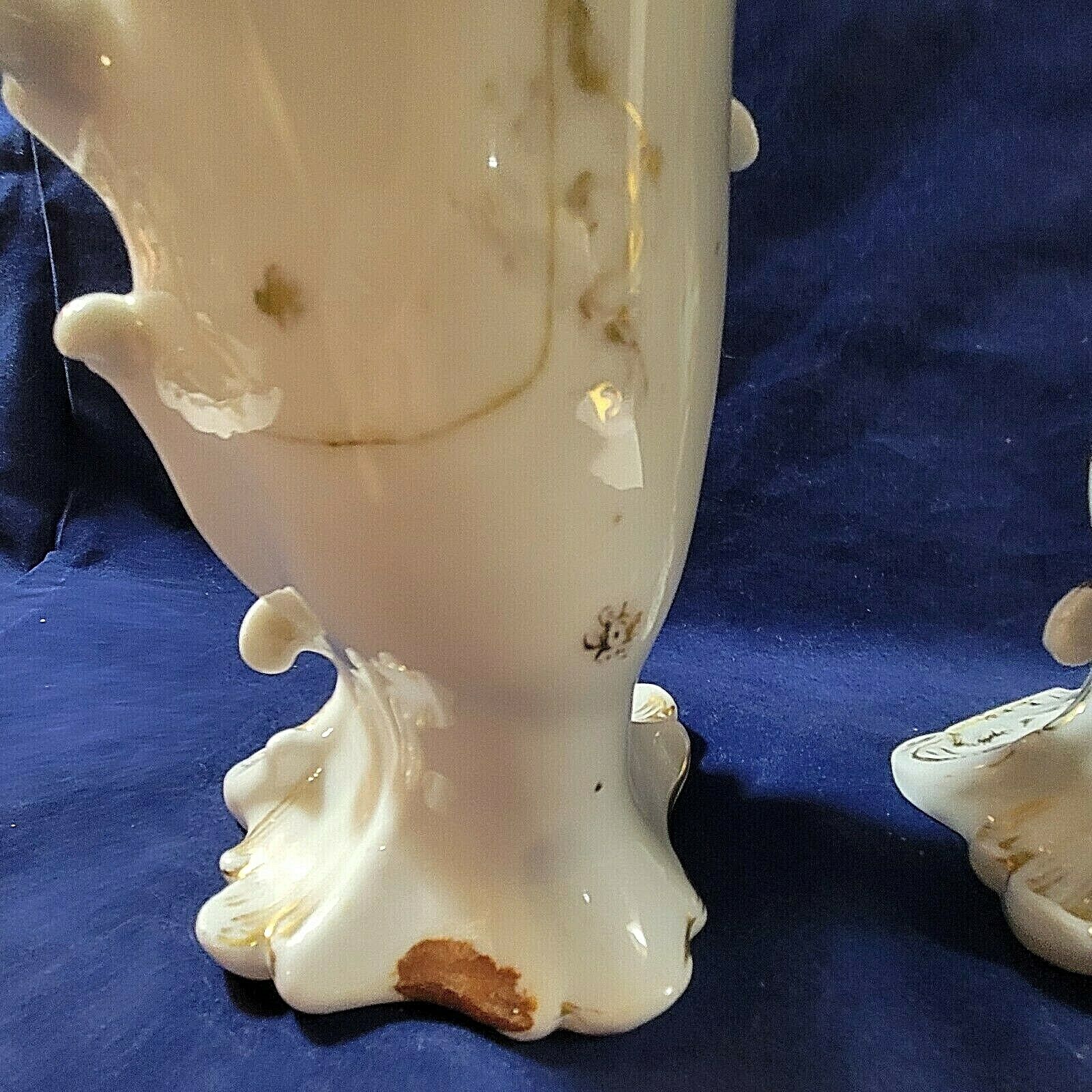 Pair of Antique Plymouth Porcelain Vases from 1700's