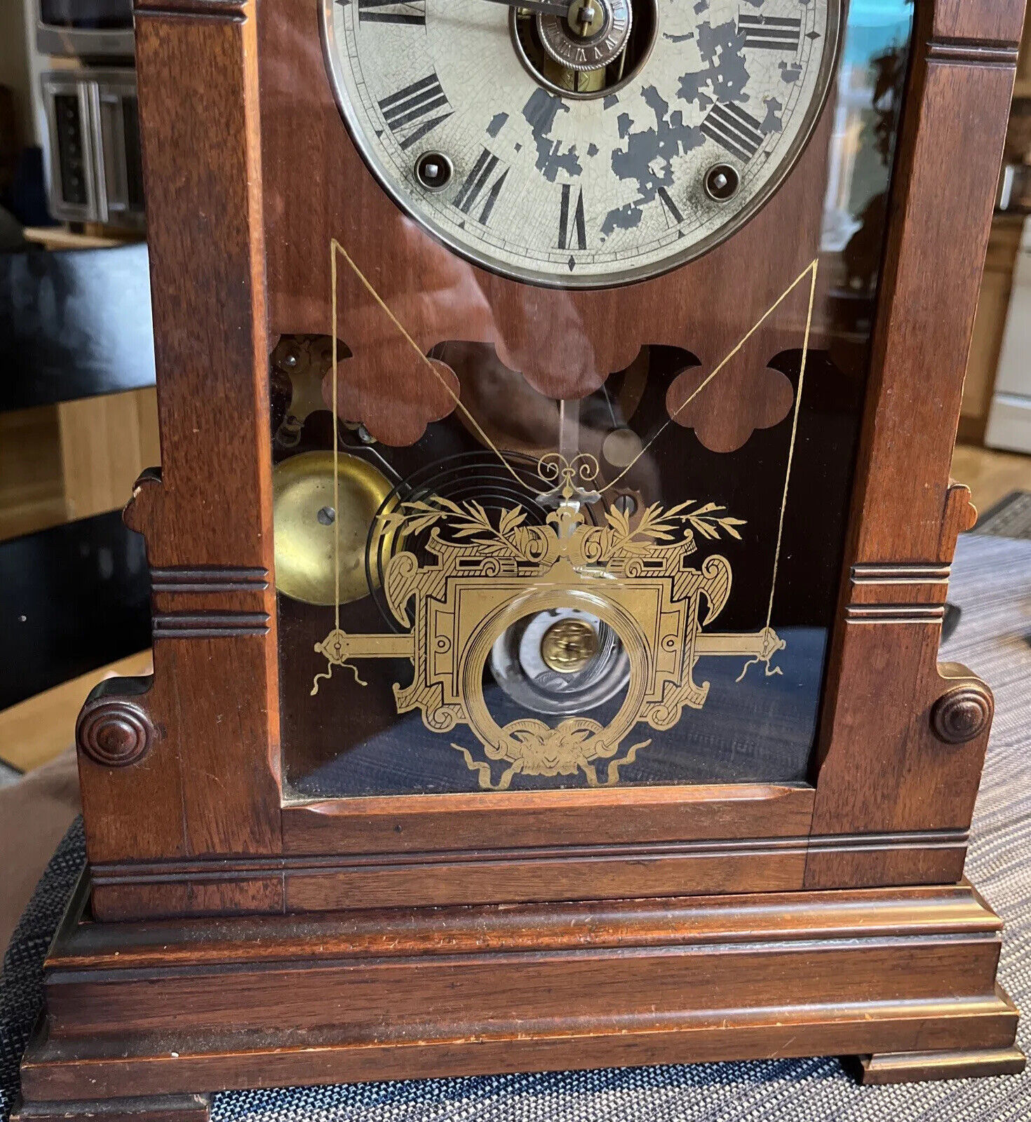 Vintage Seth Thomas "Boston" Mantel Shelf Clock