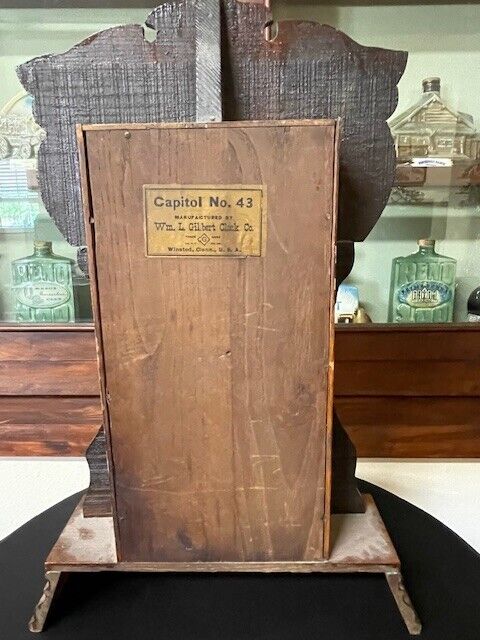 Antique Gilbert Co. Mantel Clock - Capital No 43