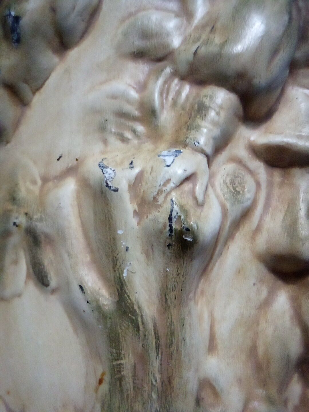 1970's Plant Vase with 17th Century Scenereur