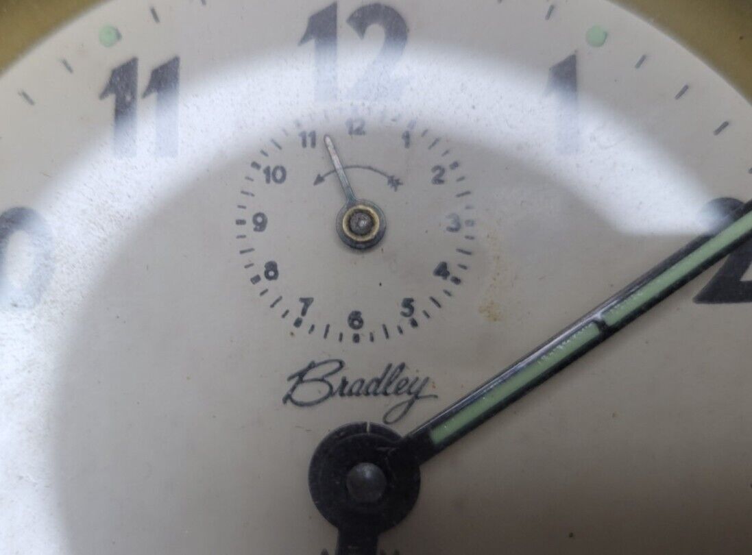 Rare Antique German Bradley Alarm Desk Clock 1900's