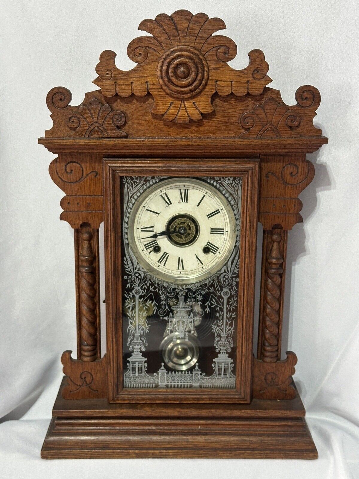 ANTIQUE ANSONIA New York Mantel Clock Early 1900's