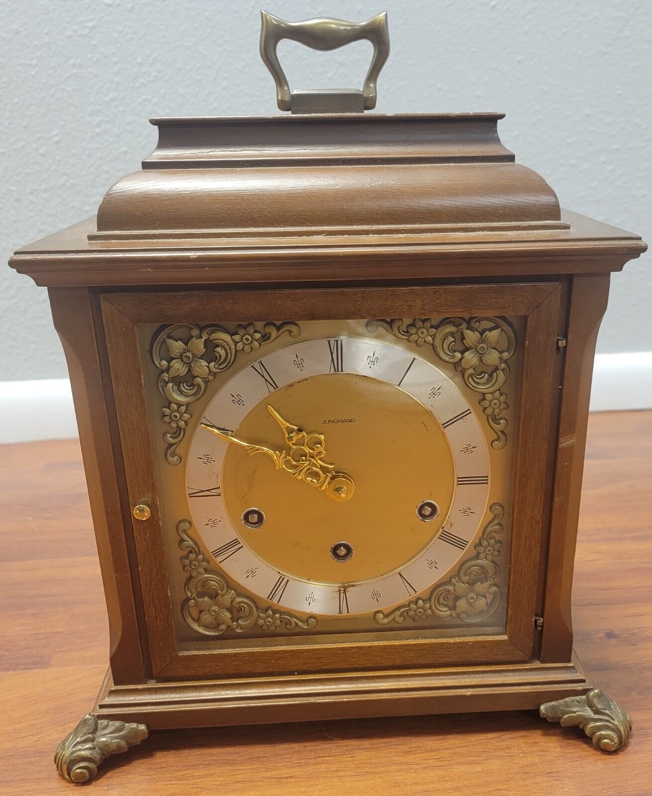 1900's Junghans Mantle Clock - AntiqueBuilderFactory
