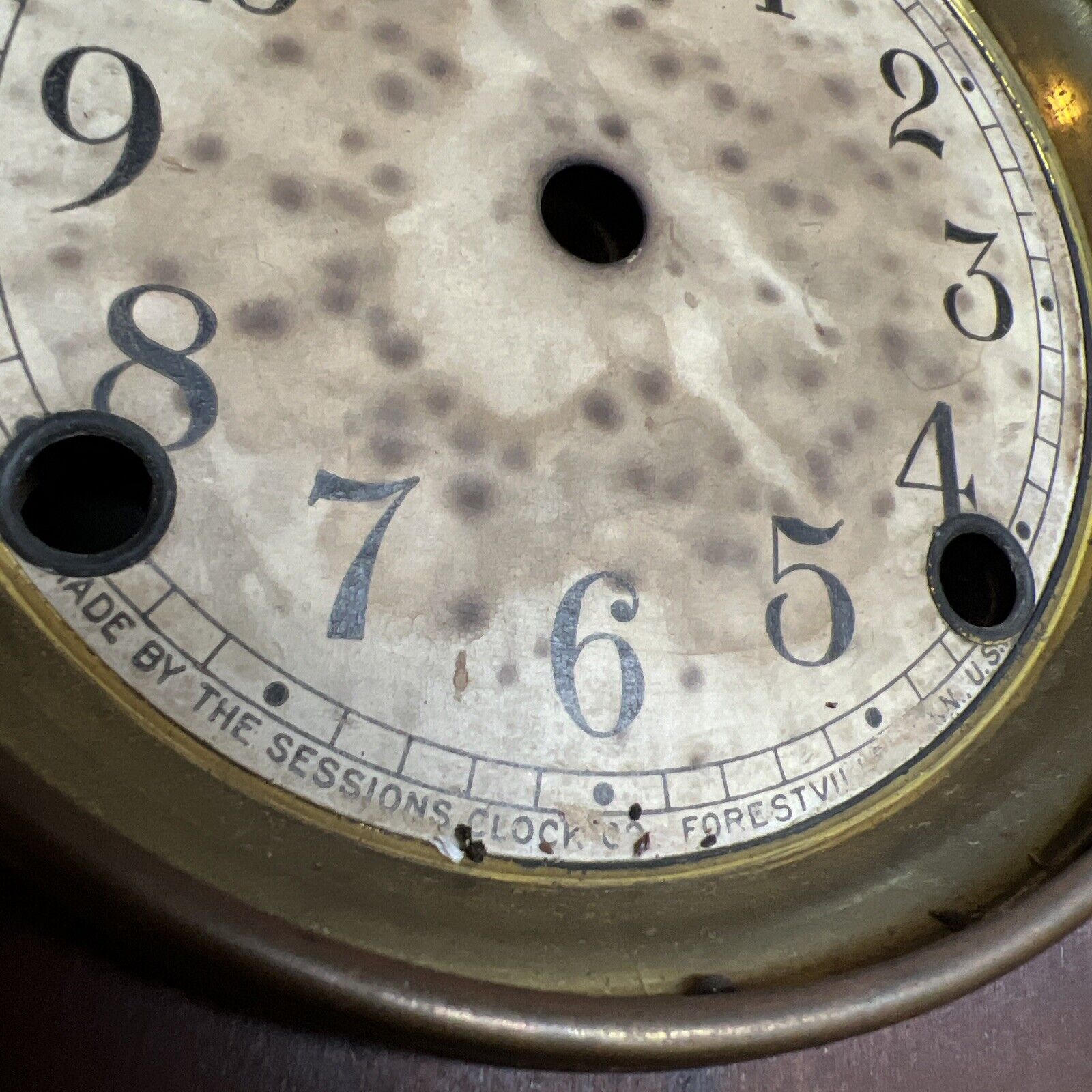 Sessions Clock Co. Mantel Case Parts Early 1900s