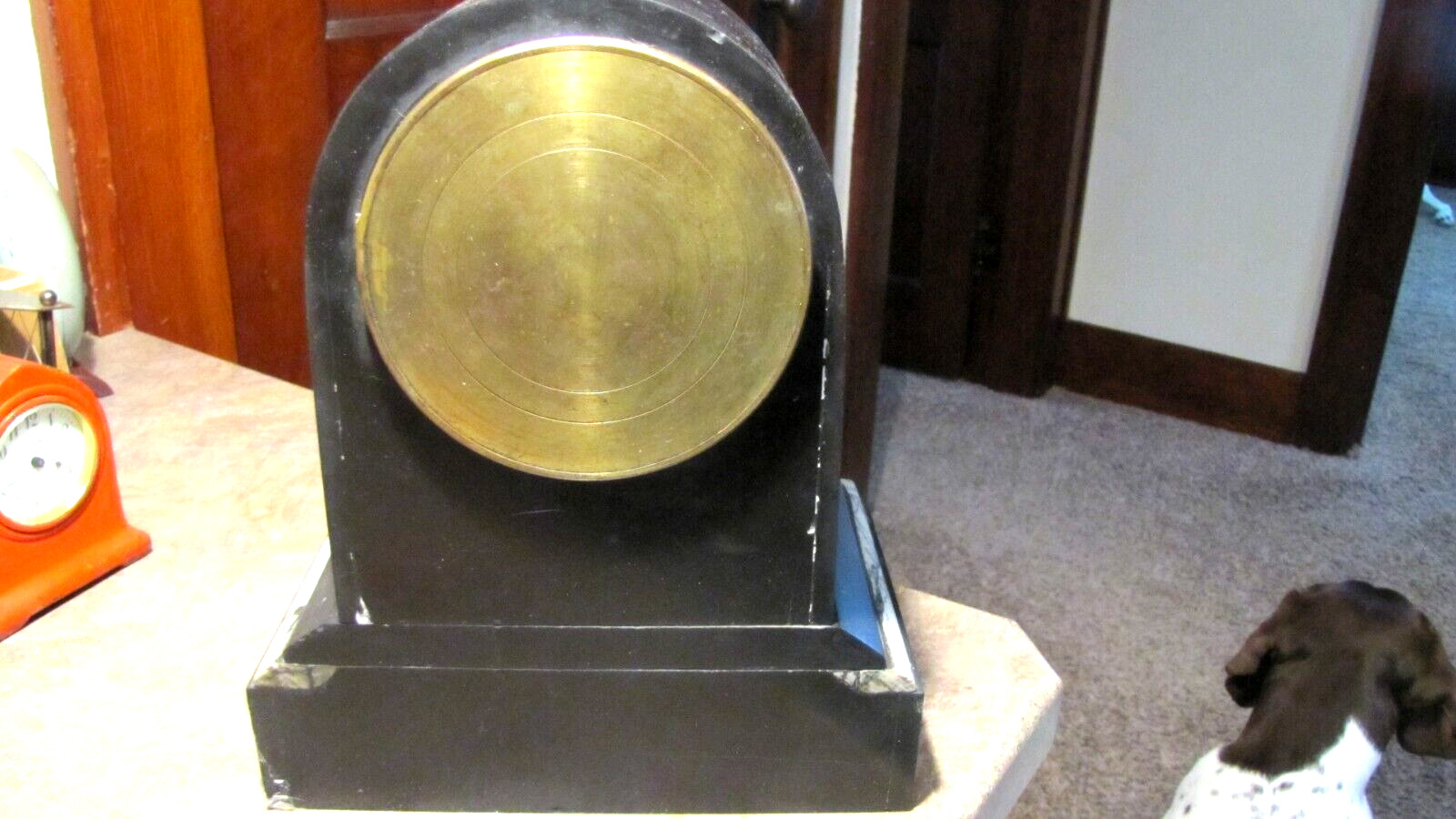 1800's Marble Inlaid Japy Freres French Clock