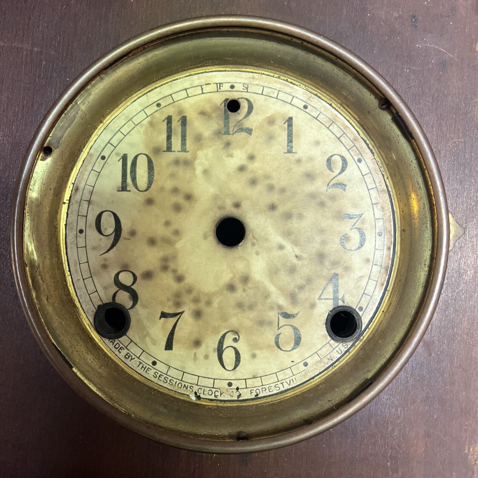 Sessions Clock Co. Mantel Case Parts Early 1900s