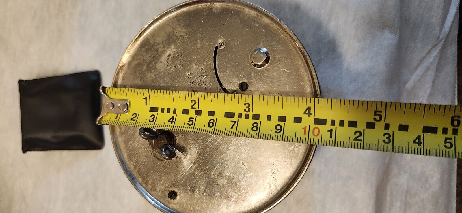 Antique Brass Filigree Wind-Up Clock from 1900 US
