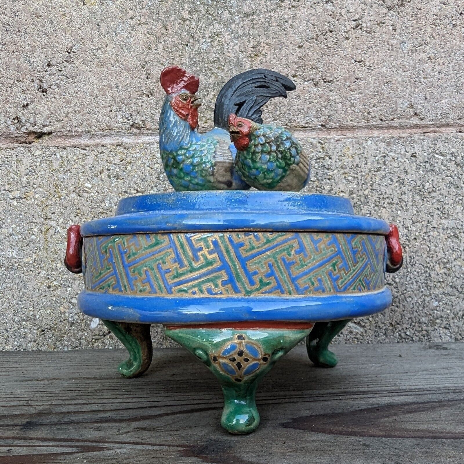 1700s Kyoto Ceramic Incense Burner from Japan