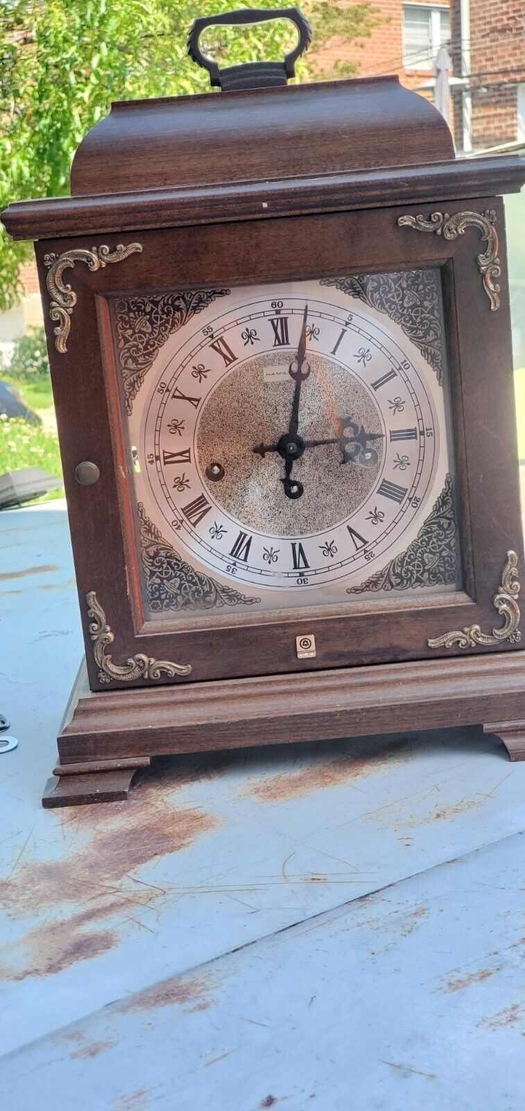 Vintage Bell Atlantic Phone Company Mantle Clock