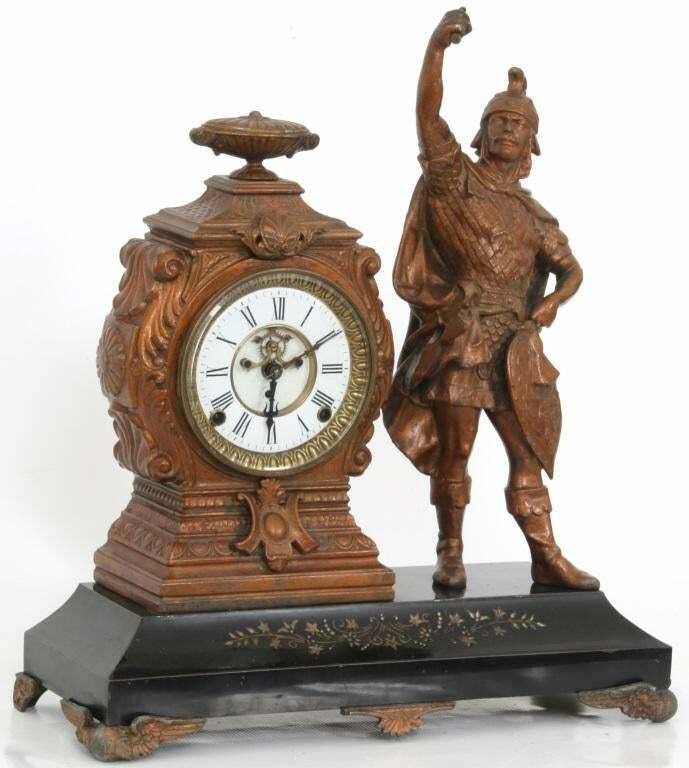 Kroeber "Montana" Mantel Clock, 19th Century Antique