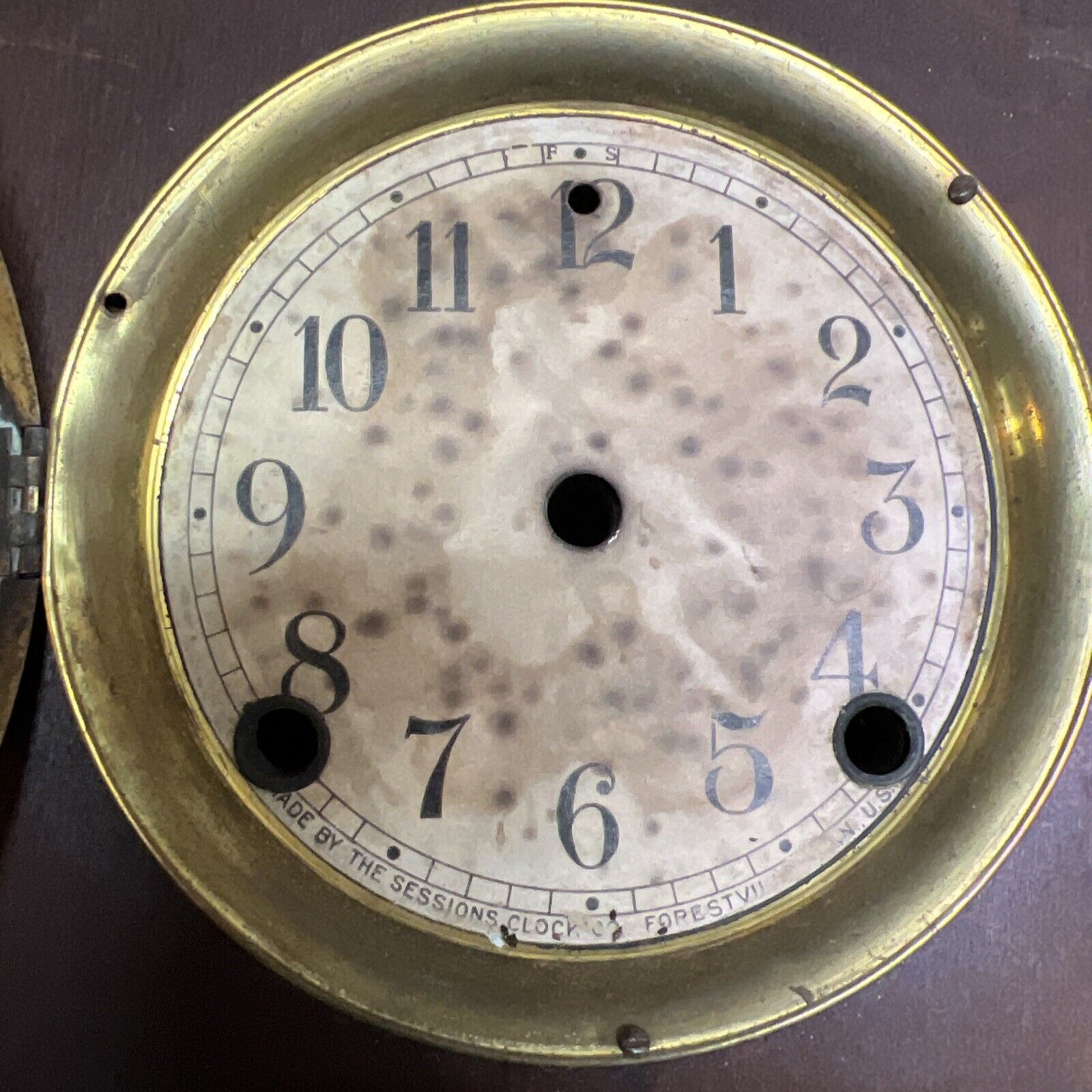 Sessions Clock Co. Mantel Case Parts Early 1900s