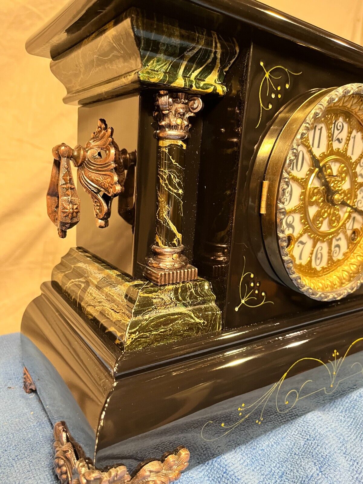 Elegant 1901 Ingraham Mantel Clock - Fully Restored
