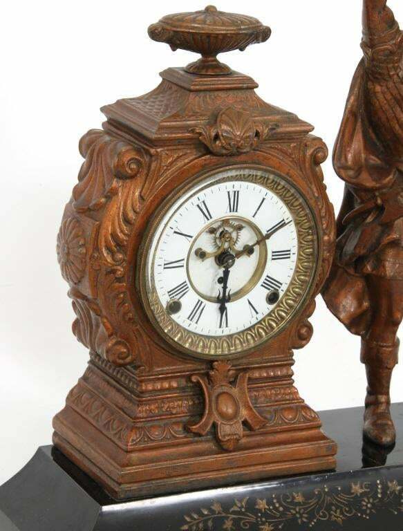 Kroeber "Montana" Mantel Clock, 19th Century Antique