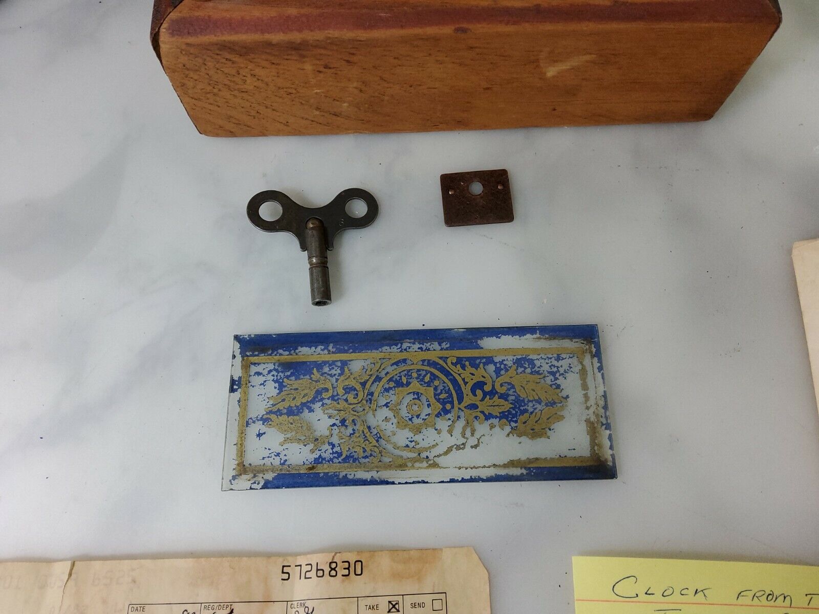 1887 Connecticut 30 Hour Alarm Clock with Key