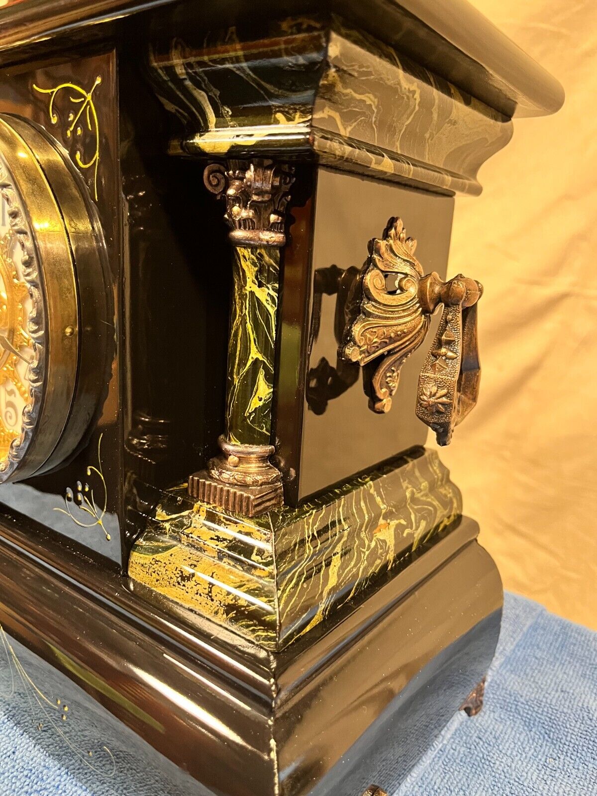 Elegant 1901 Ingraham Mantel Clock - Fully Restored