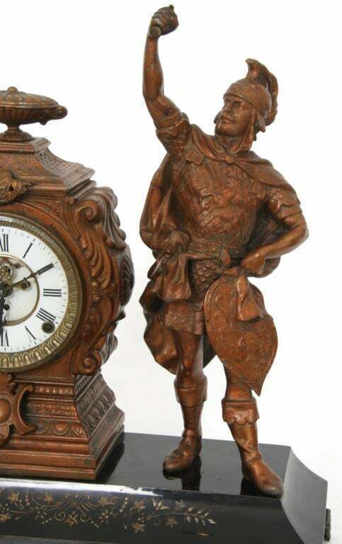 Kroeber "Montana" Mantel Clock, 19th Century Antique