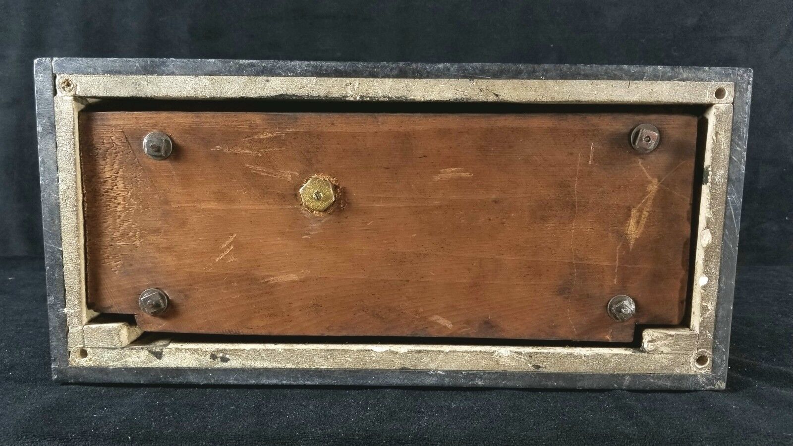 Late 1800s Key Wind Slate Mantle Clock - Parker Bros Boston