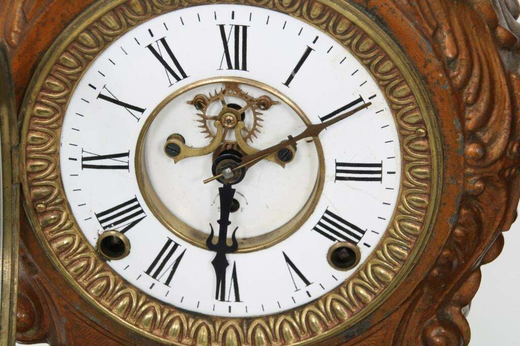 Kroeber "Montana" Mantel Clock, 19th Century Antique
