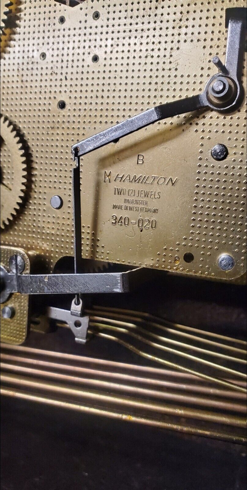 Vintage Bell Atlantic Phone Company Mantle Clock