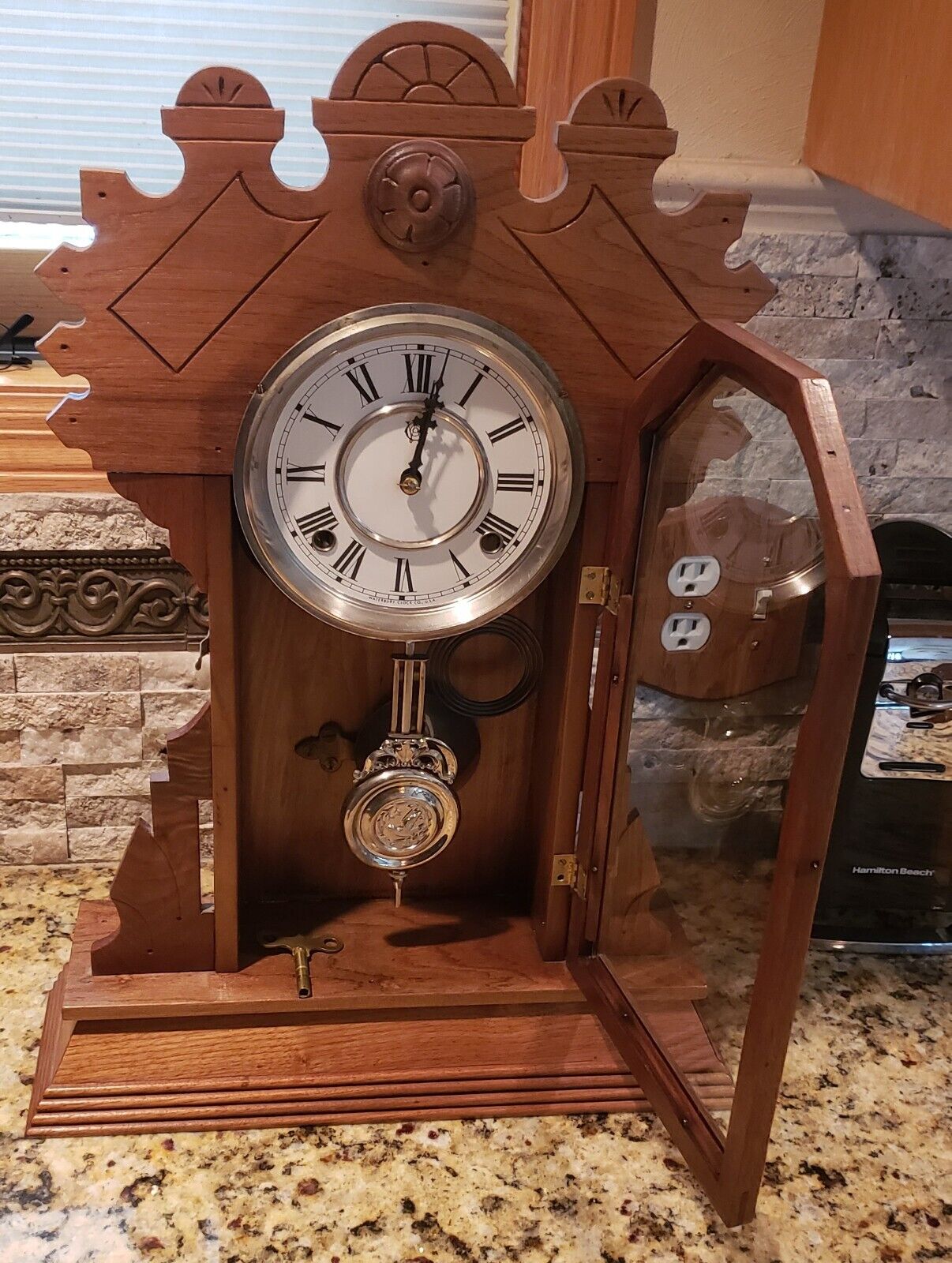 1800s Waterbury Clock for Restoration or Parts