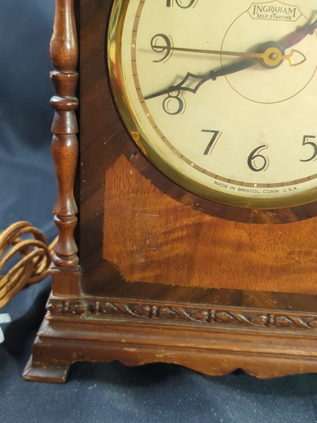 Ingraham Synchronous SC322 Vintage Clock Early 1900's