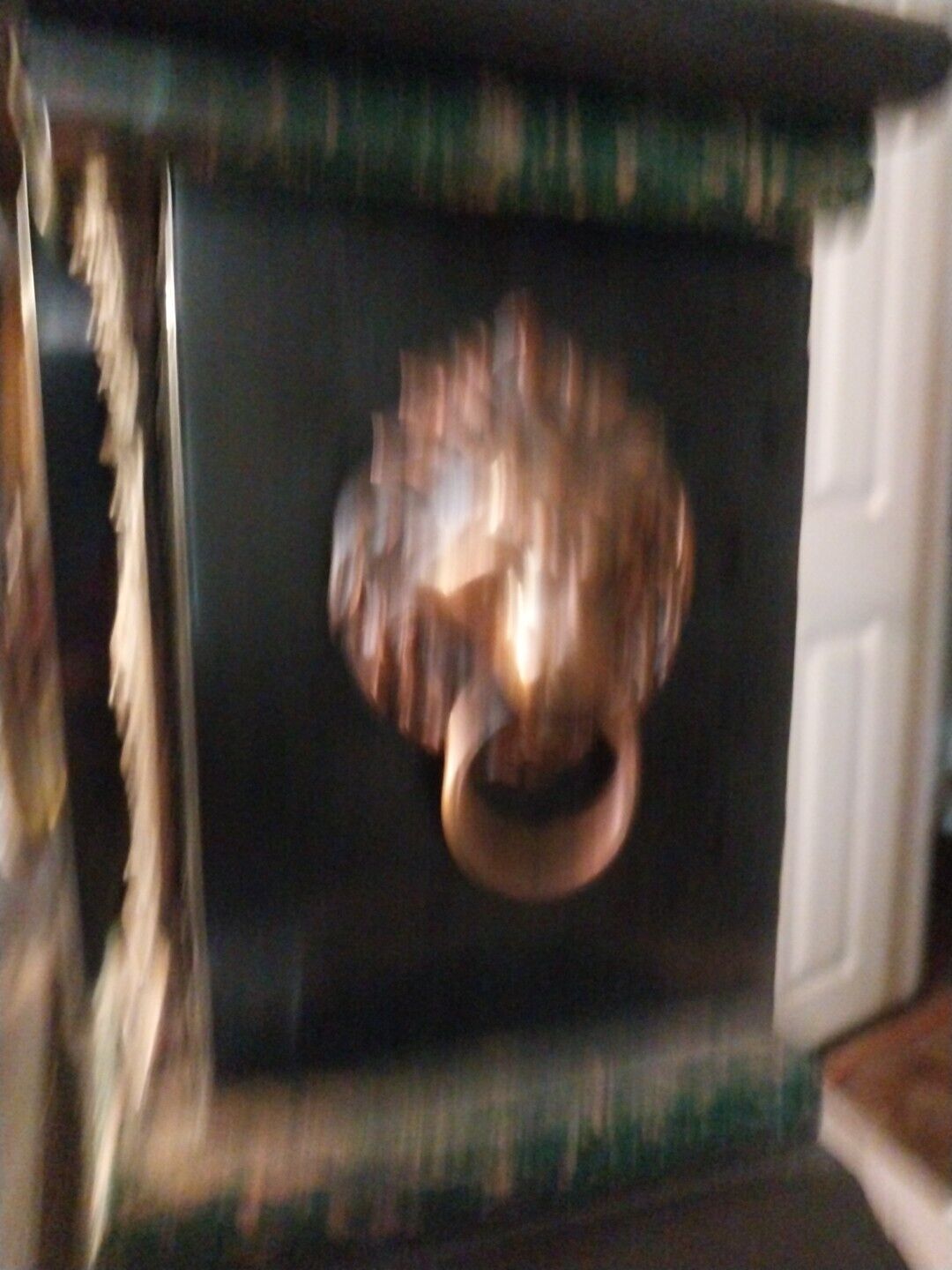 Late 19th Century Seth Thomas Black Mantle Clock