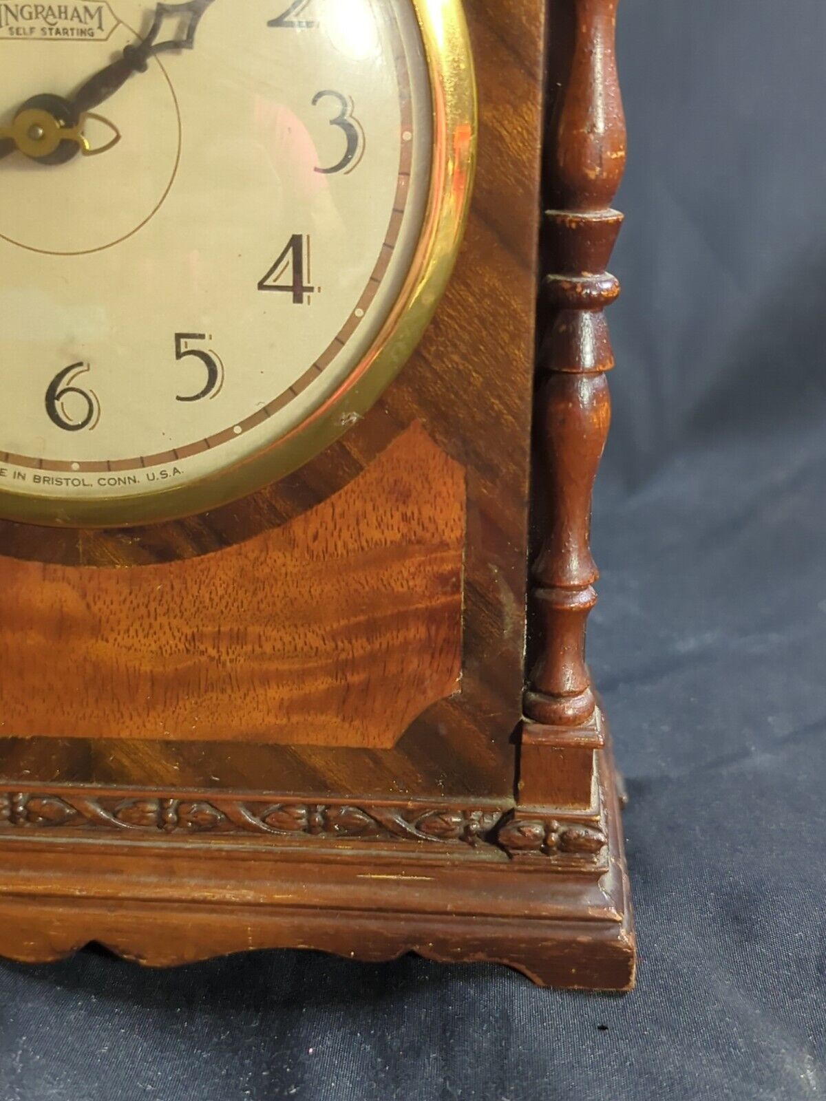 Ingraham Synchronous SC322 Vintage Clock Early 1900's