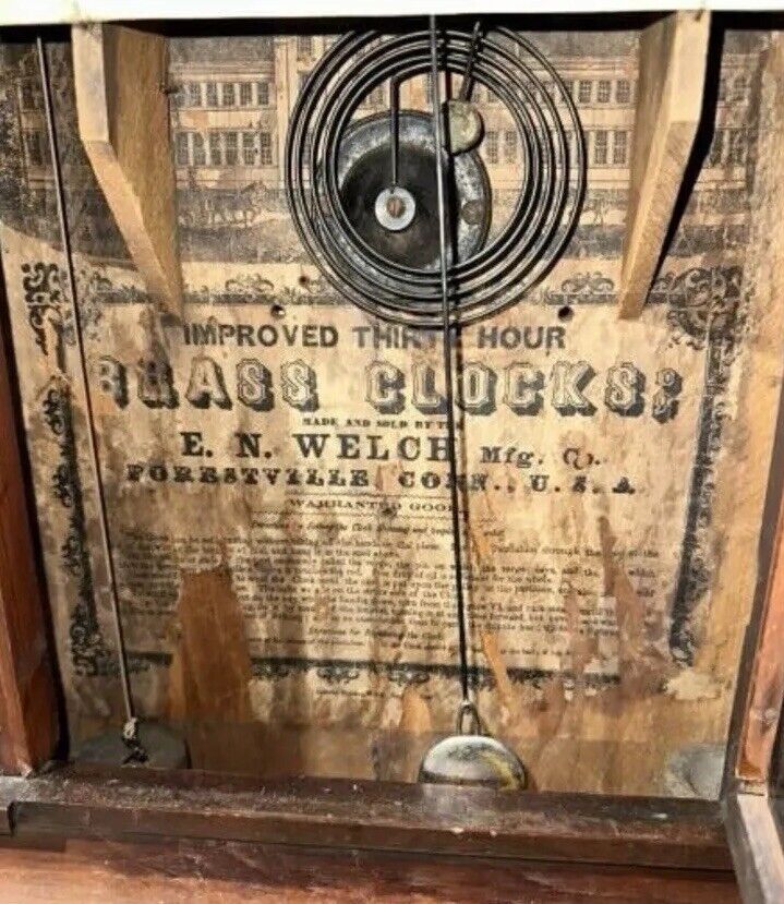 Vintage Welch OG Mantel Clock