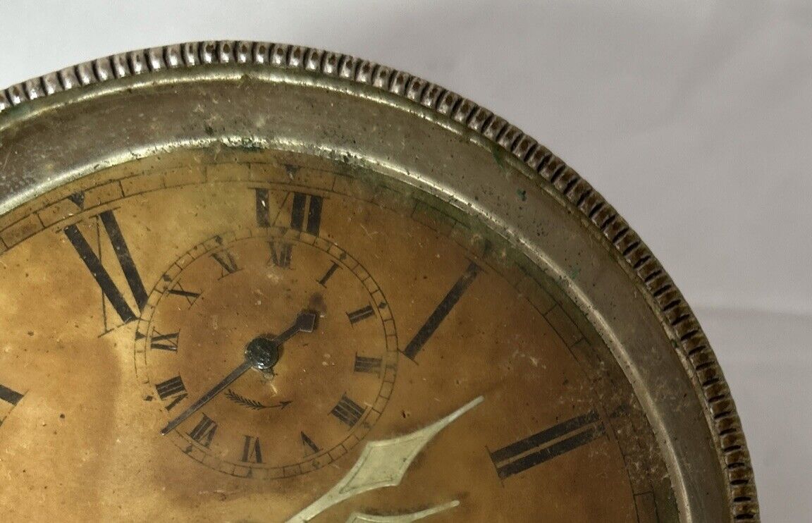 1800s New Haven Intermittent Pie Crust Alarm Clock
