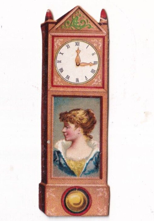 Victorian Die Cut Kinney Cigarettes Trade Card - 1800's