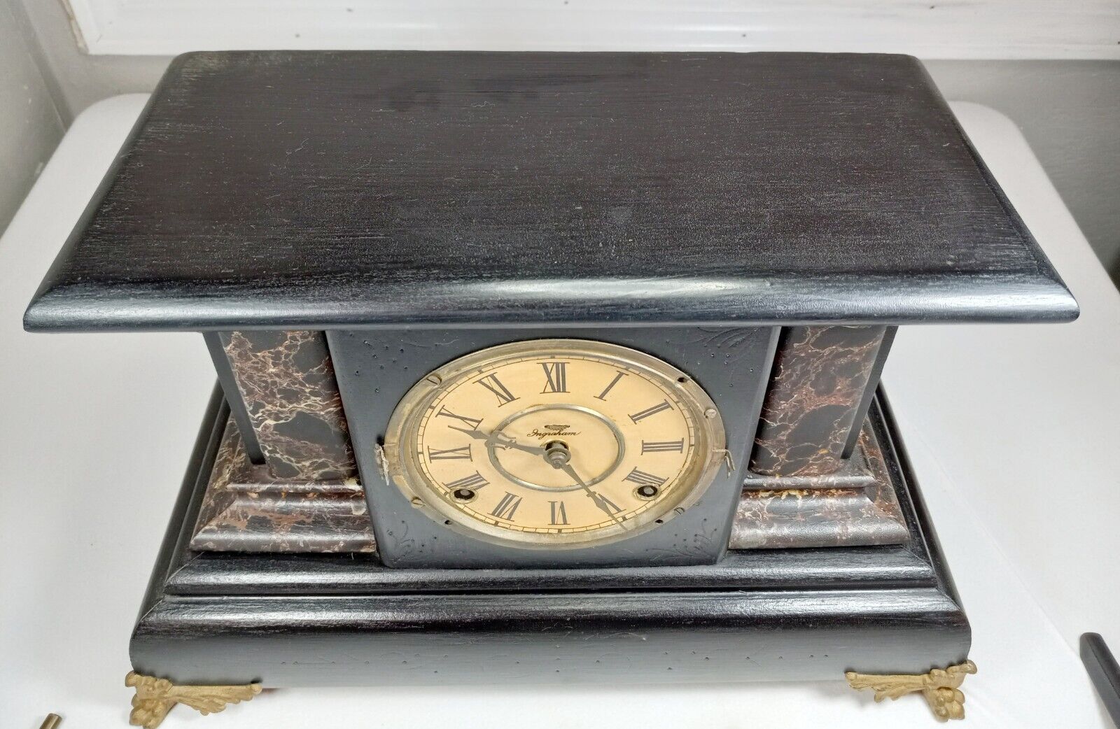 1900's E Ingraham Co Bristol Mantle Clock
