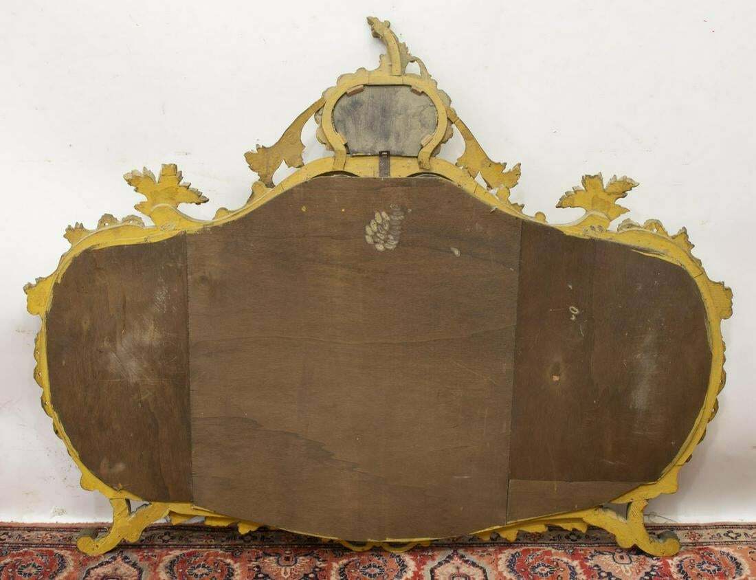 Italian Venetian Giltwood Antique Wall Mirror from Early 1900s