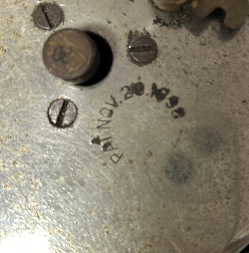 1800s New Haven Intermittent Pie Crust Alarm Clock