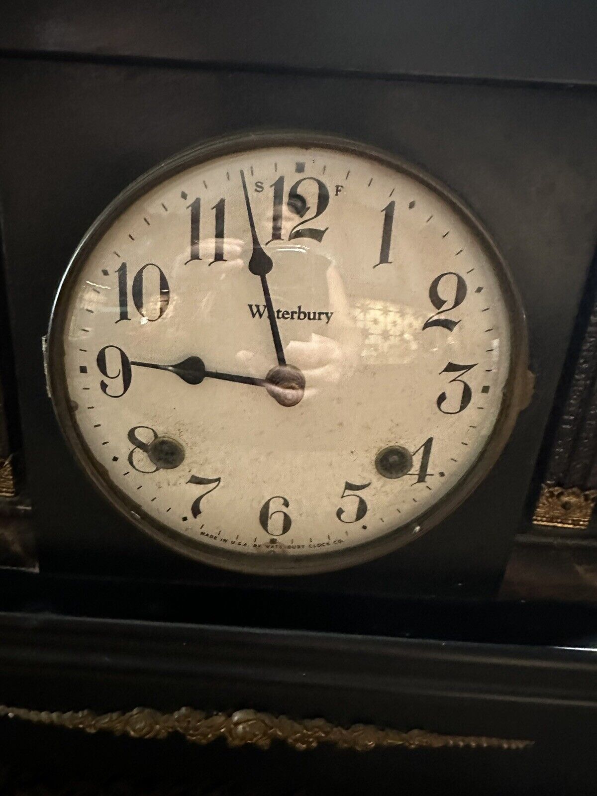 1800’s Waterbury Mantle Clock - Running - Video & Key