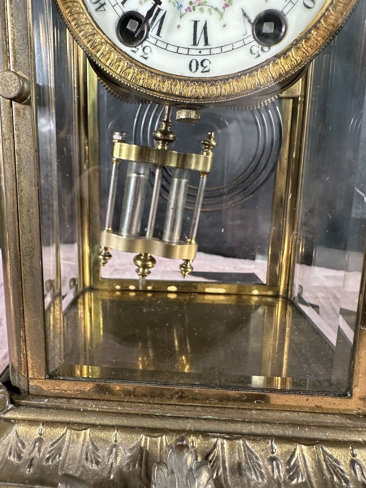 1900's Seth Thomas Brass Mantle Clock - Fully Restored