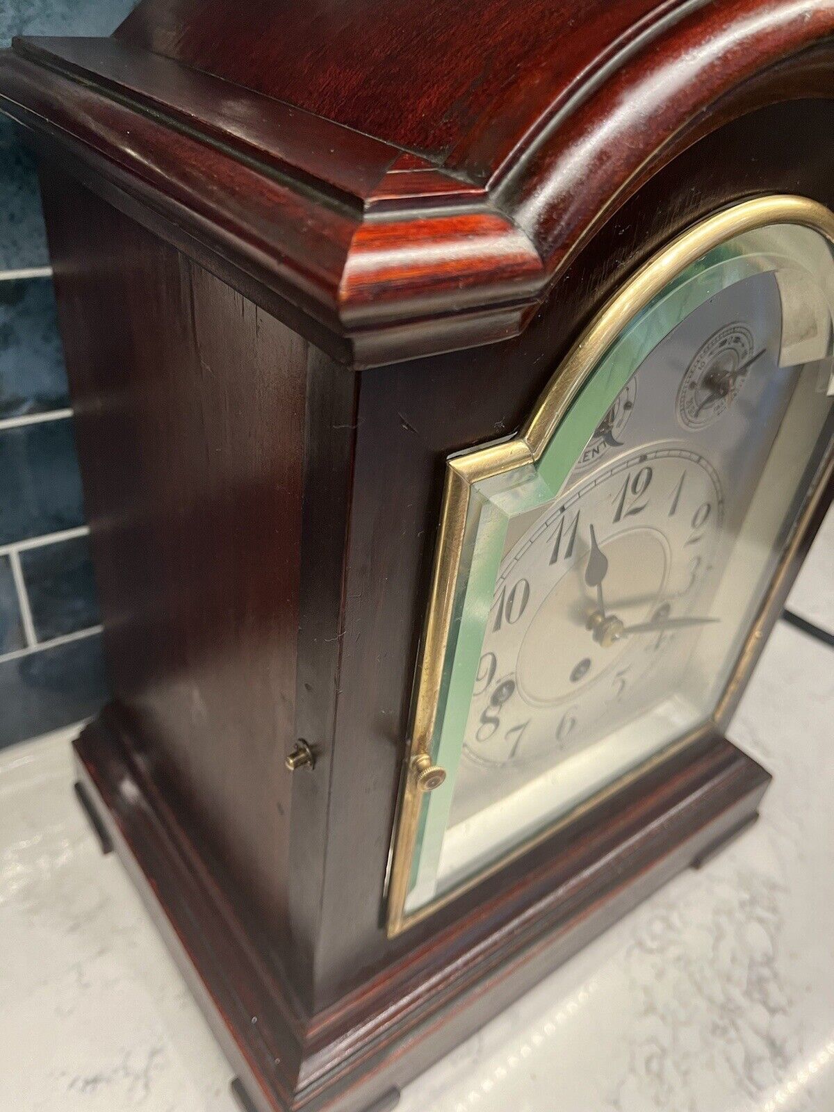 Restored Antique Junghans Westminster Bracket Clock - Fine