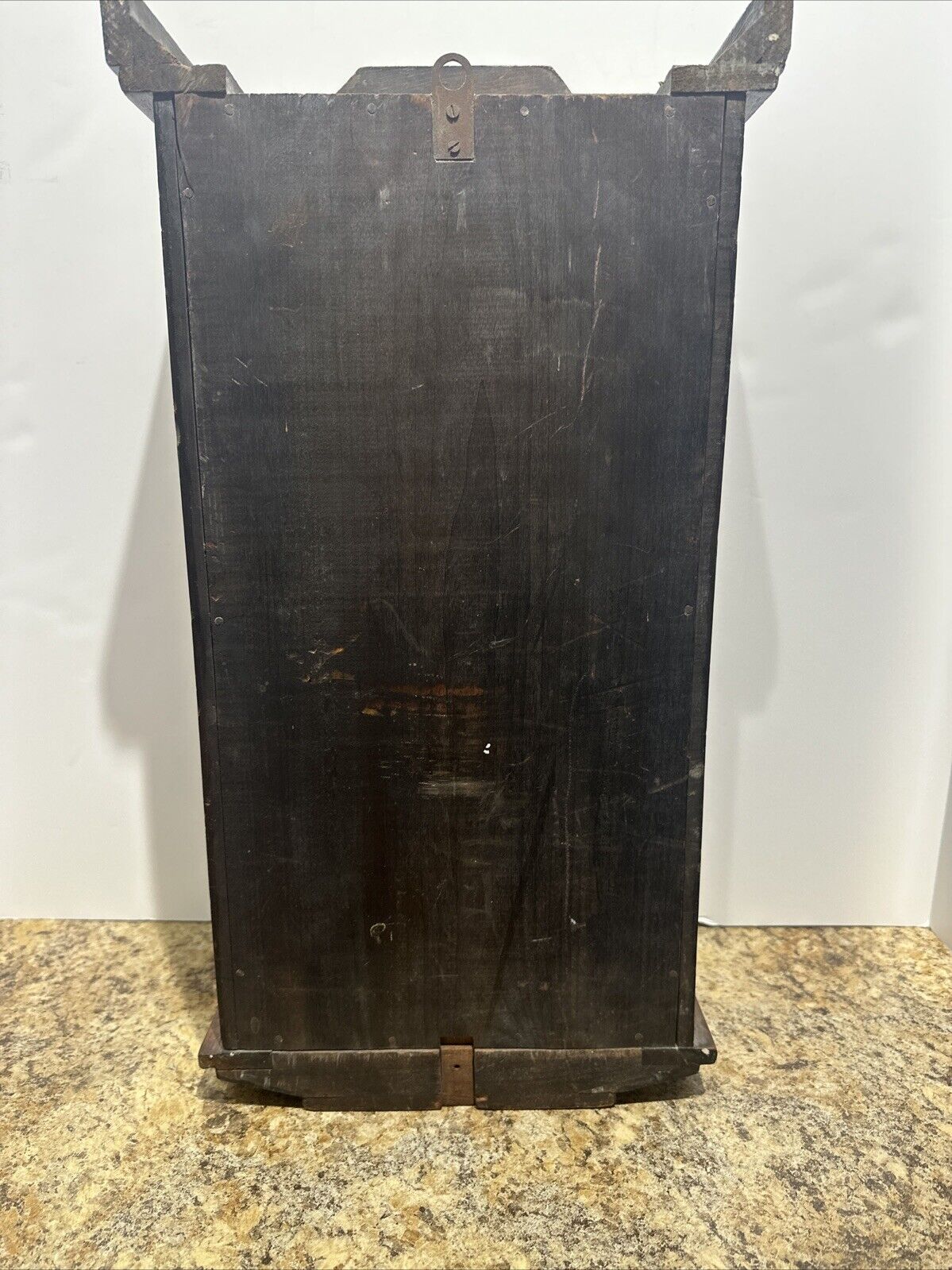 1900s Tokyo Japan Vintage Seikosha Wooden Key Wind Wall Clock