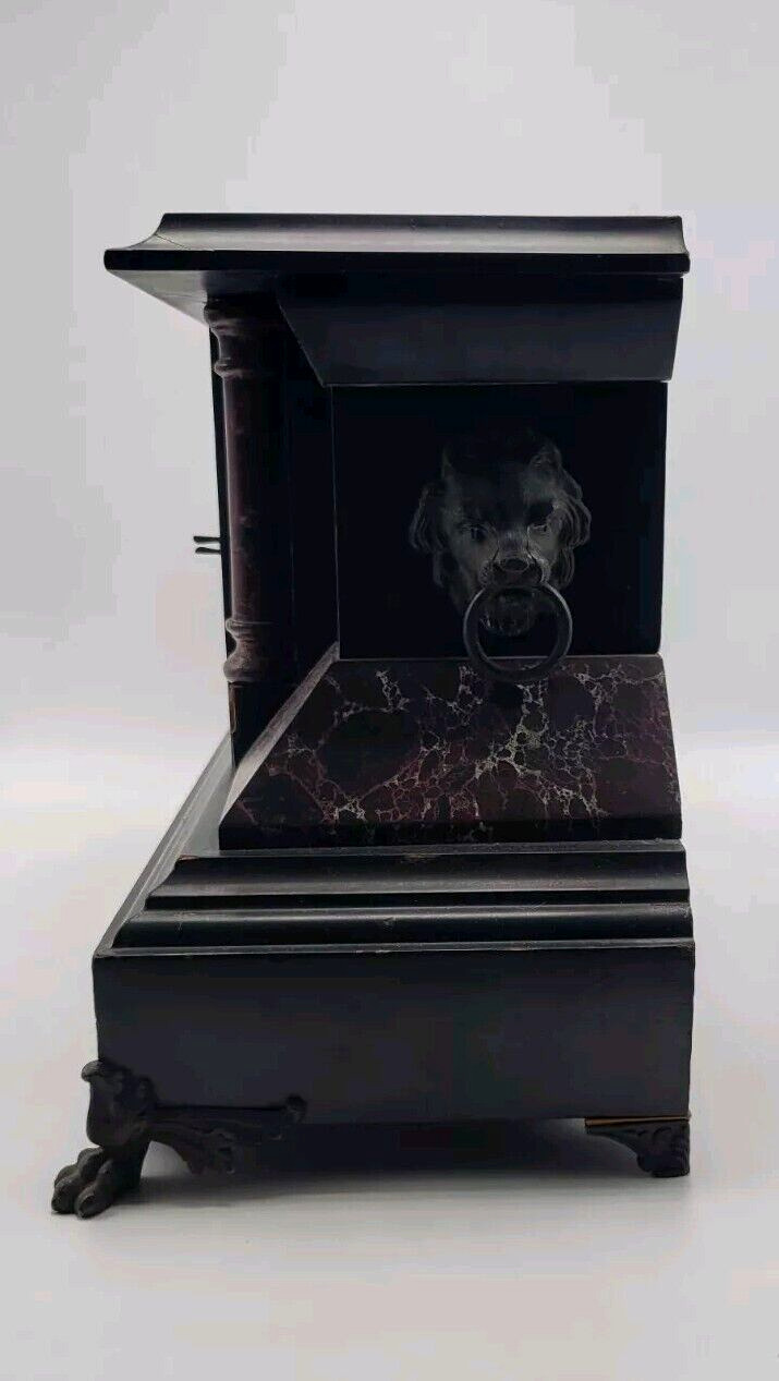 Ingraham 8 Day Gonging Mantle Clock circa 1800s