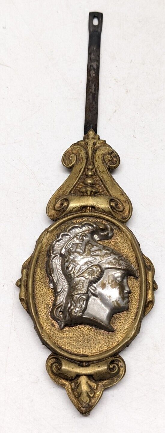 Authentic 1800s Premium Brass Pendulum with Roman Soldier