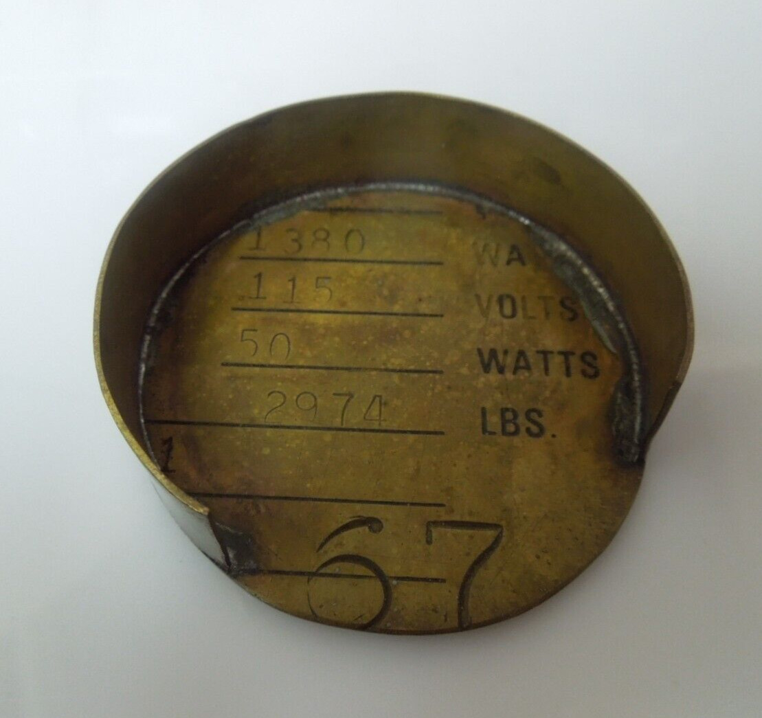 Brass Glass Clock from the 1700s