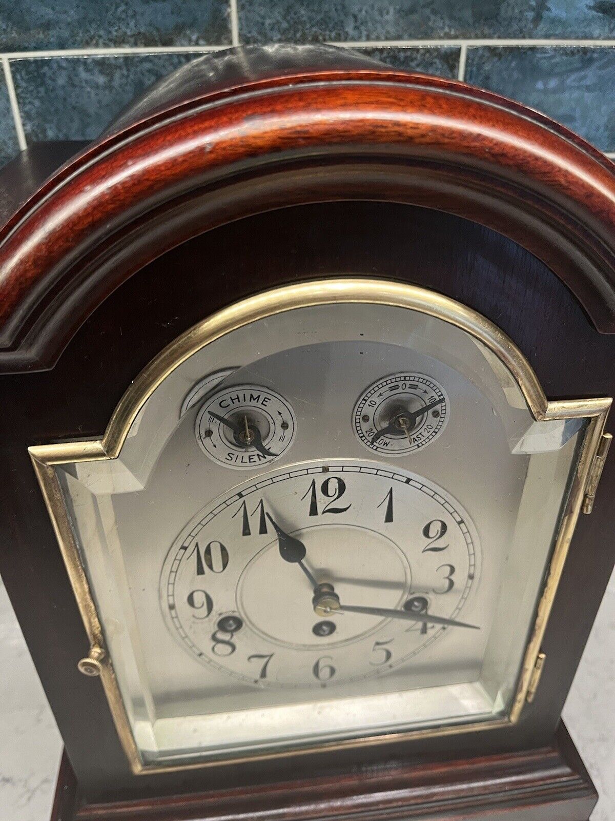Restored Antique Junghans Westminster Bracket Clock - Fine