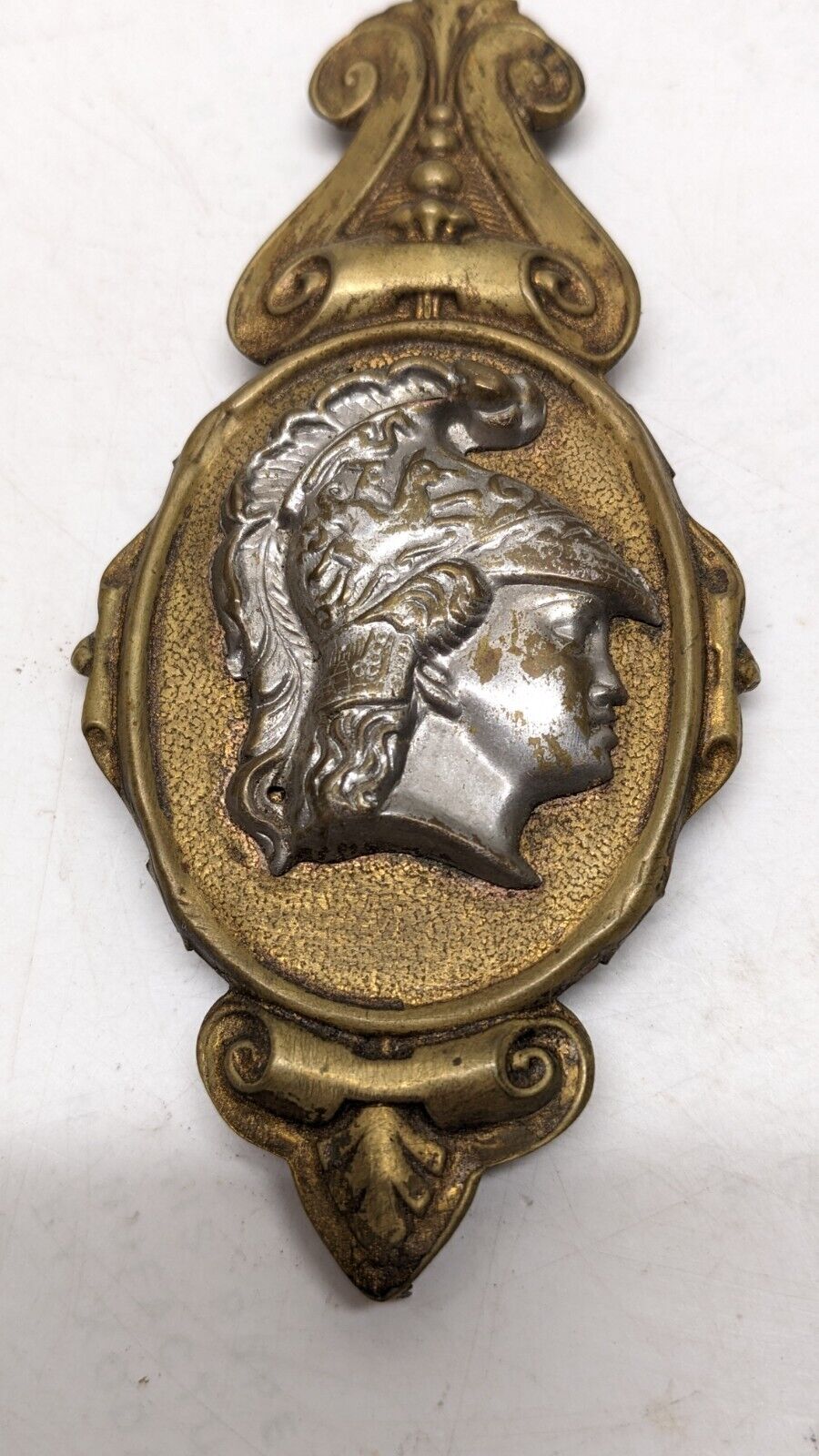 Authentic 1800s Premium Brass Pendulum with Roman Soldier
