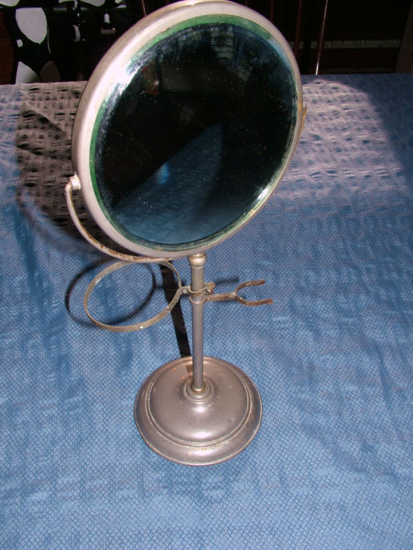 Antique Early 1900s Apollo Beveled Vanity Mirror