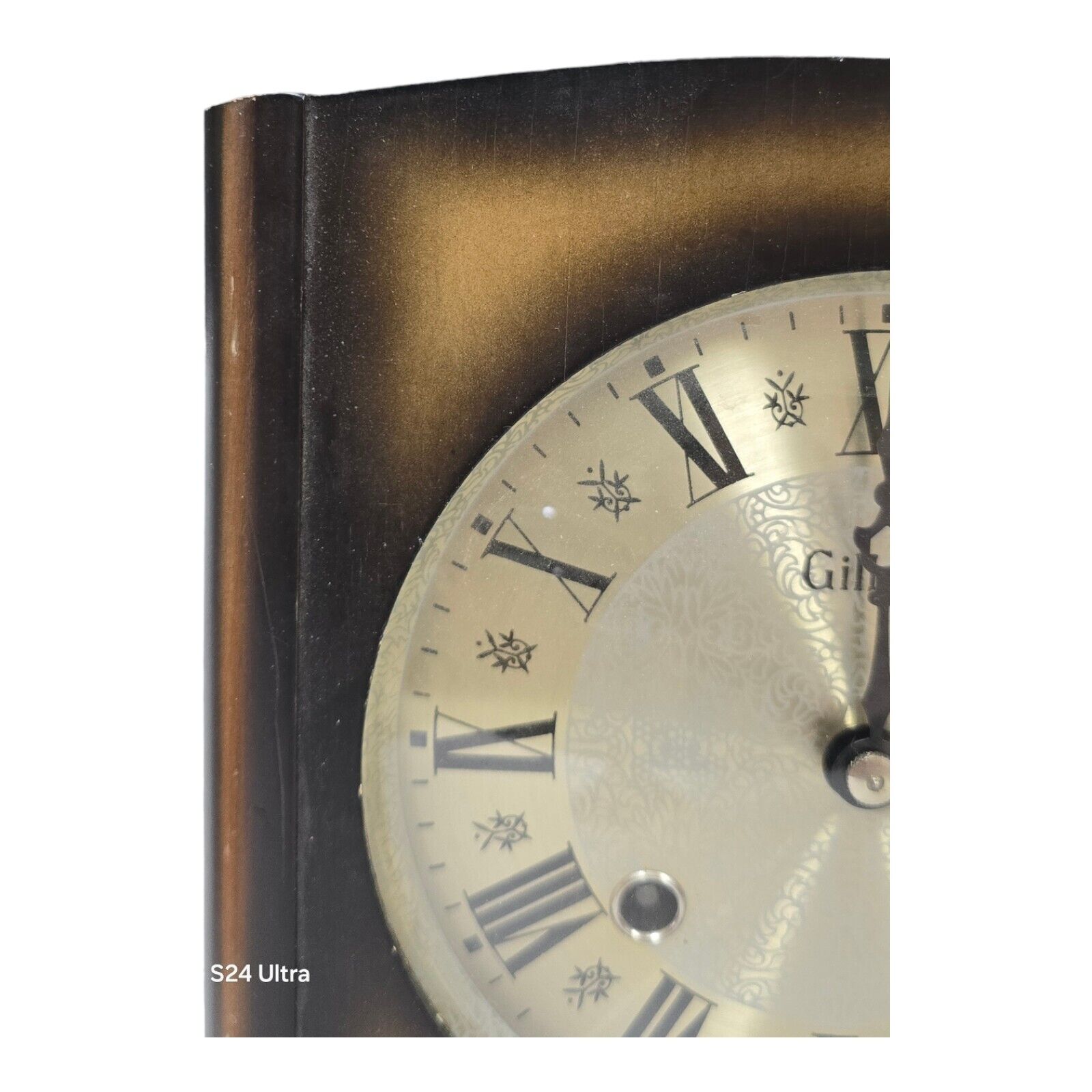 Early 1900s Gilbert Pendulum Mantle Clock Edwardian Era