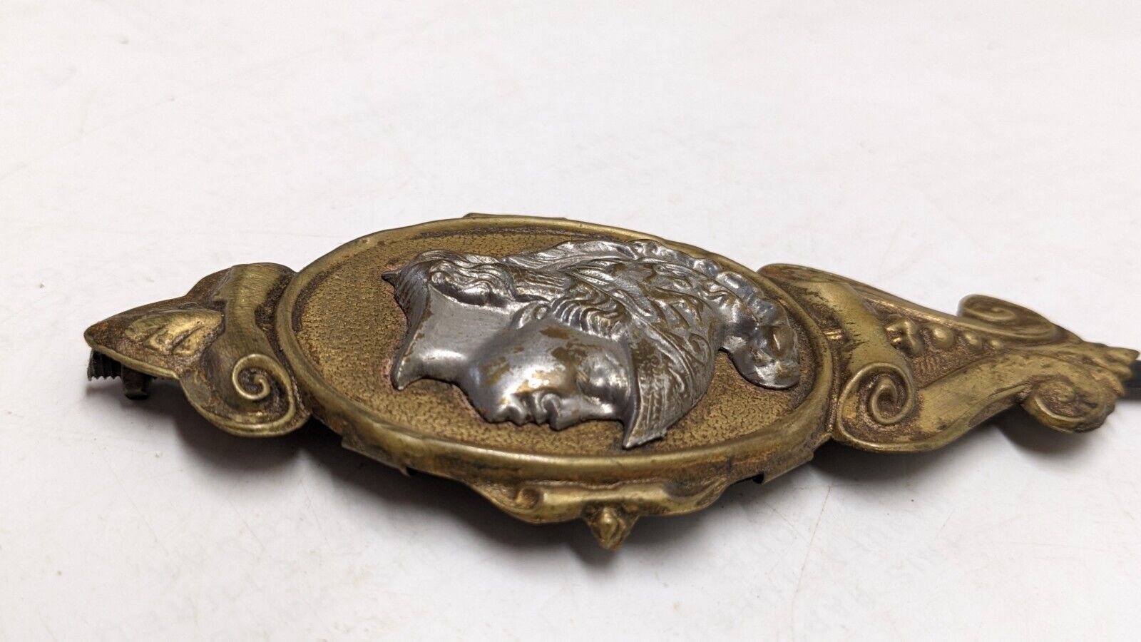 Authentic 1800s Premium Brass Pendulum with Roman Soldier