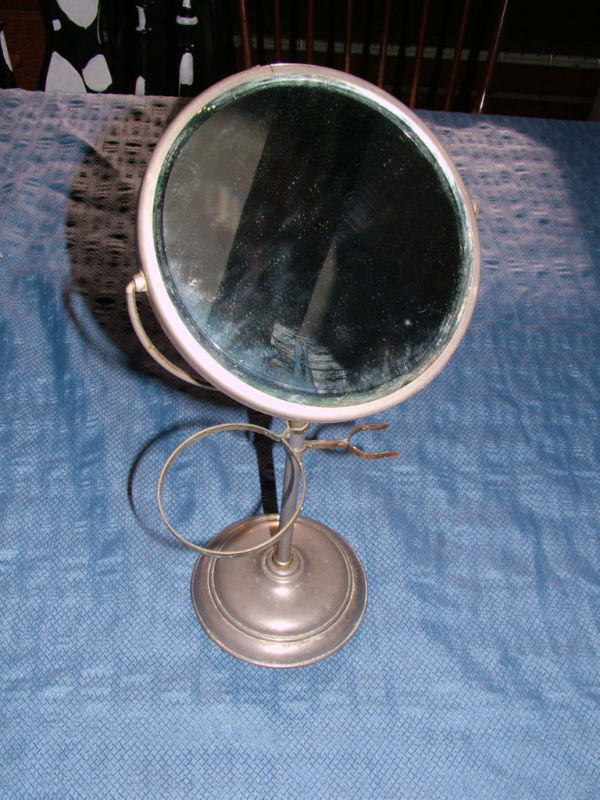 Antique Early 1900s Apollo Beveled Vanity Mirror