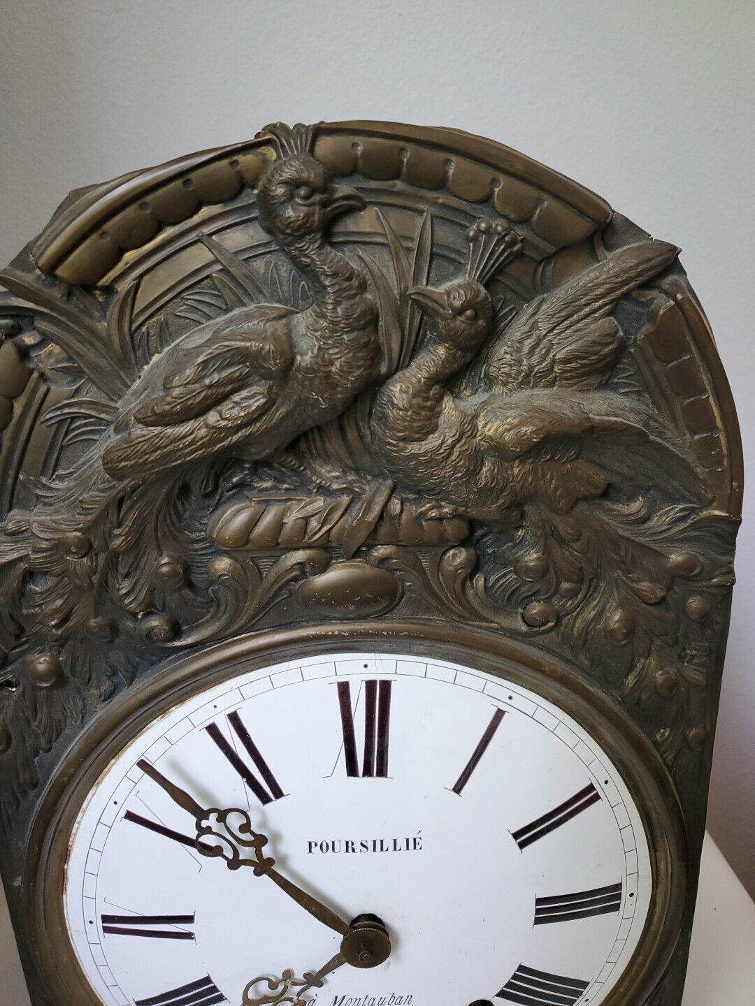 French Baroque 17th Century Peacocks from POUSILLIE A' MONTAUBAN